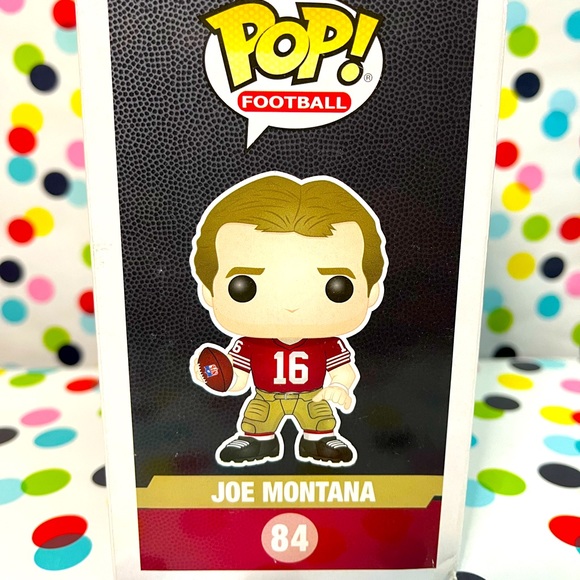 49ers Quarterback Joe Montana Funk Pop #84 (imperfect box) - Picture 2 of 3
